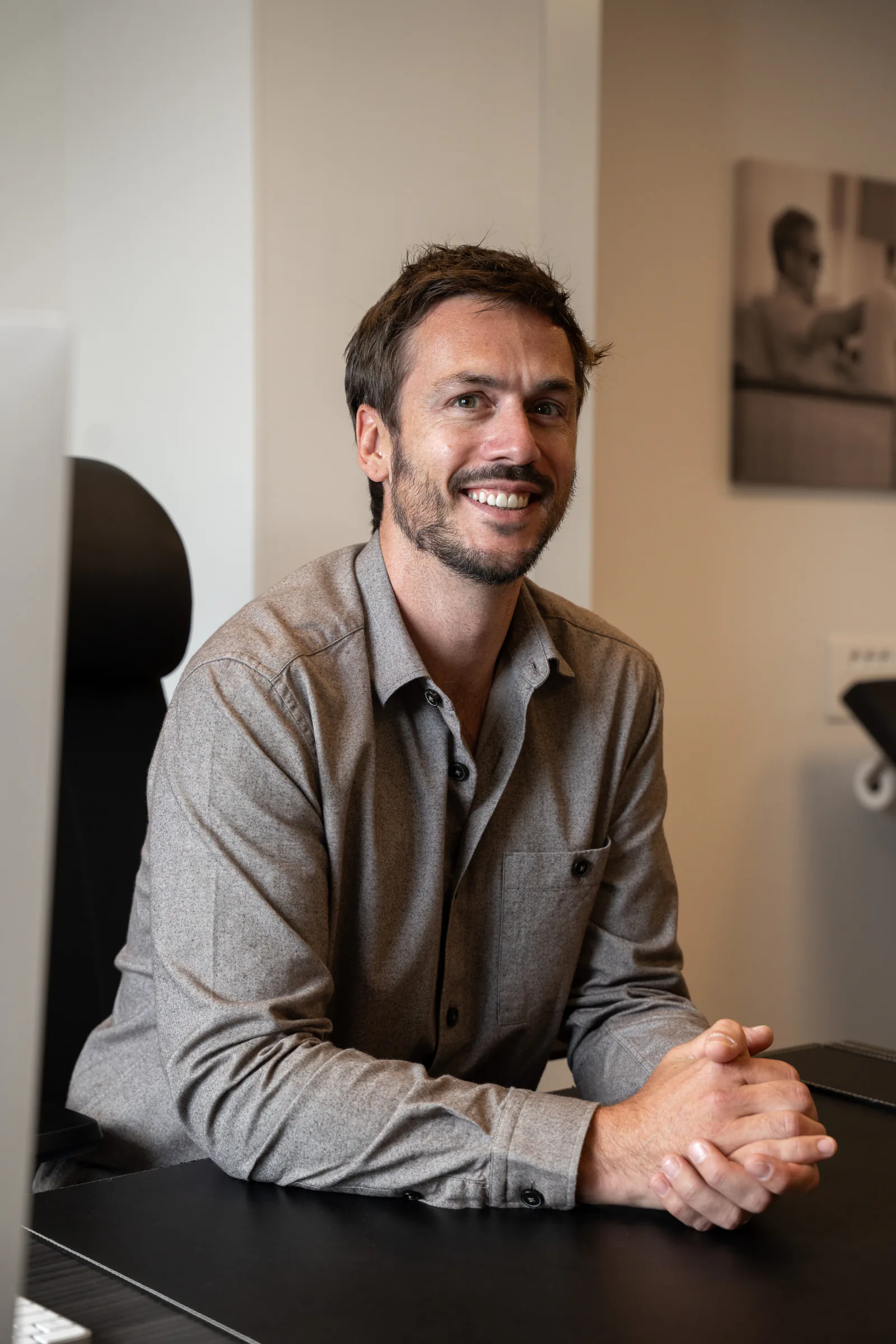 Le Dr Thibault Devaux en consultation